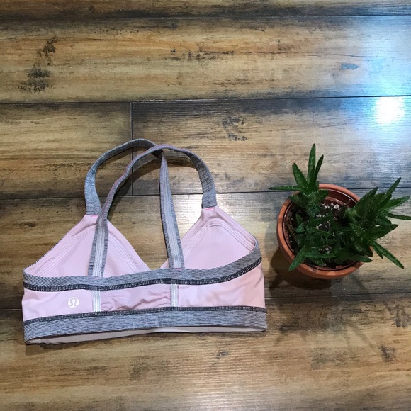 Lululemon pink Bra; size 4 - Picture 3 of 5
